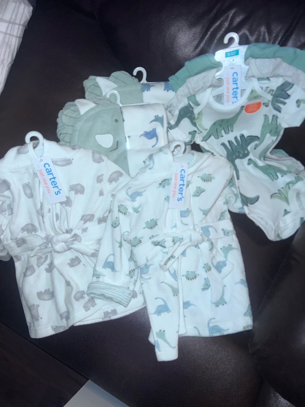 Baby Boy bundle Carter's Robes, Onies and Towels